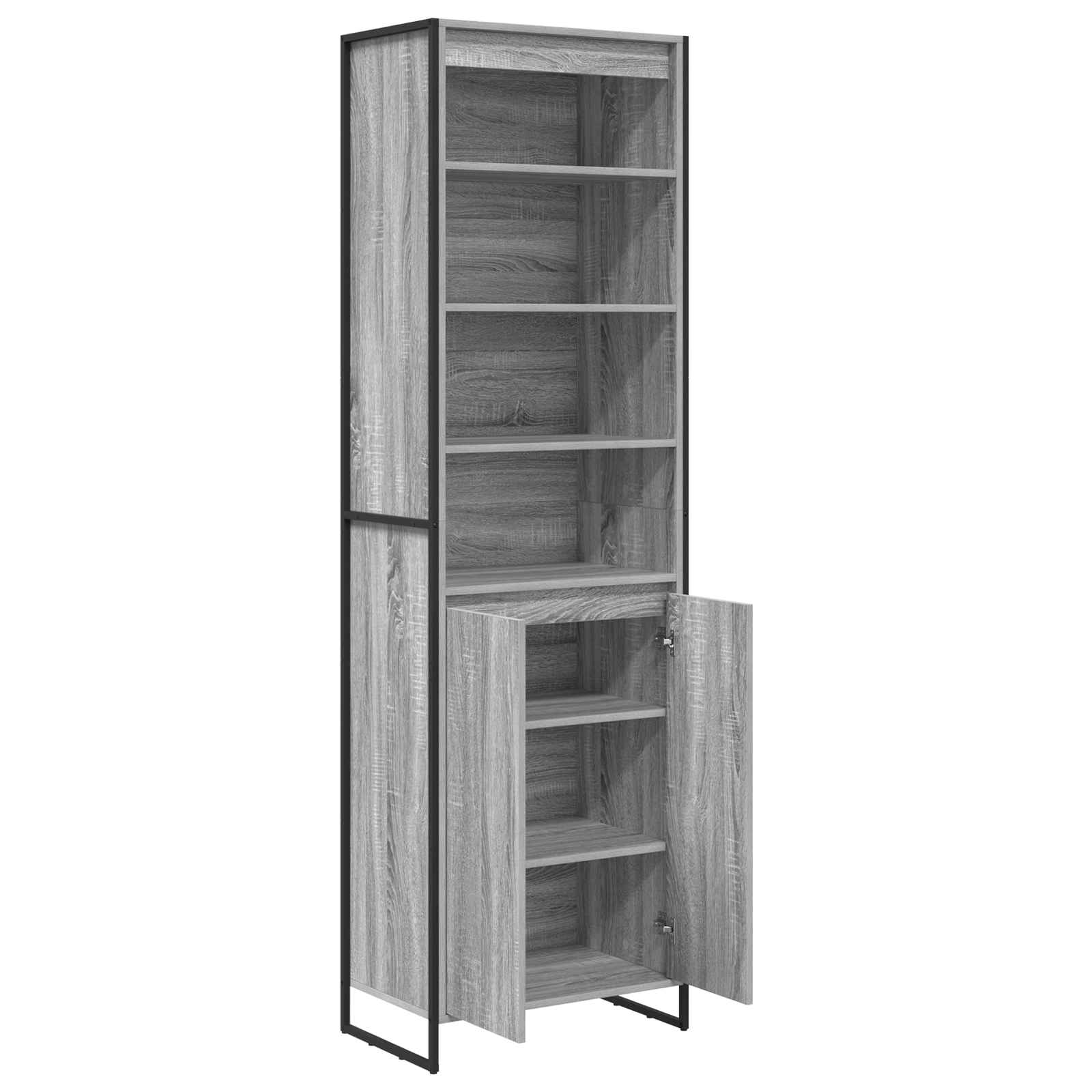 Gabinetes Altos Gris Sonoma 60 x 36 x 200 cm