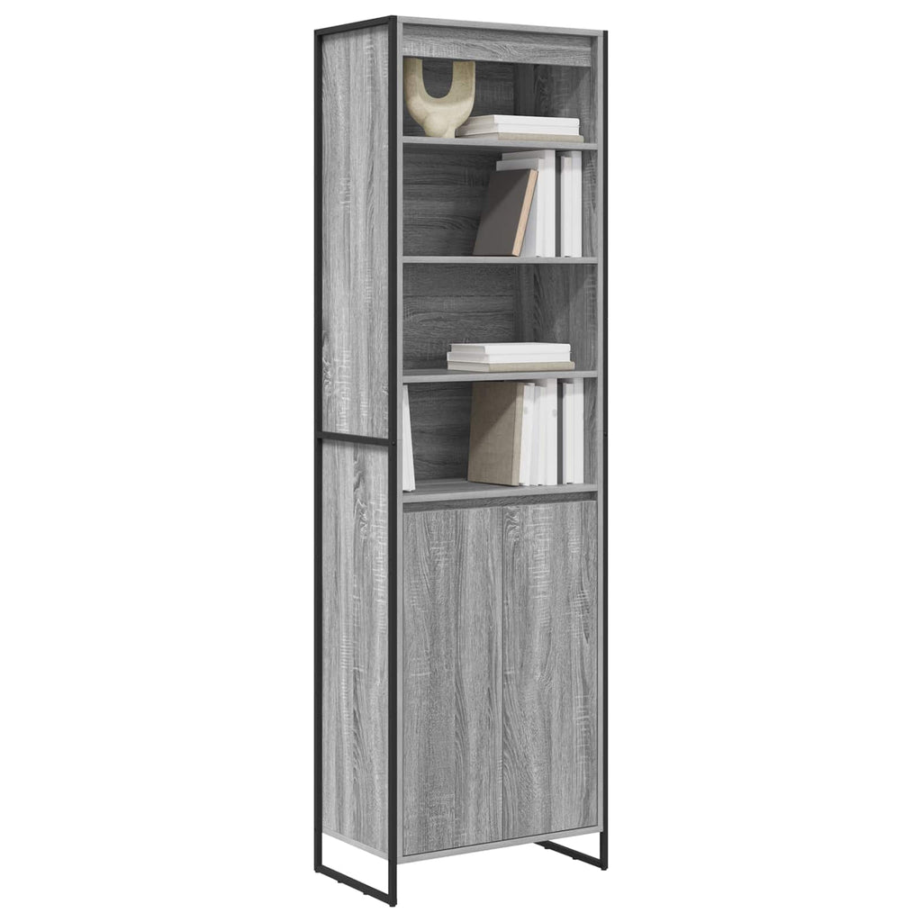 Gabinetes Altos Gris Sonoma 60 x 36 x 200 cm