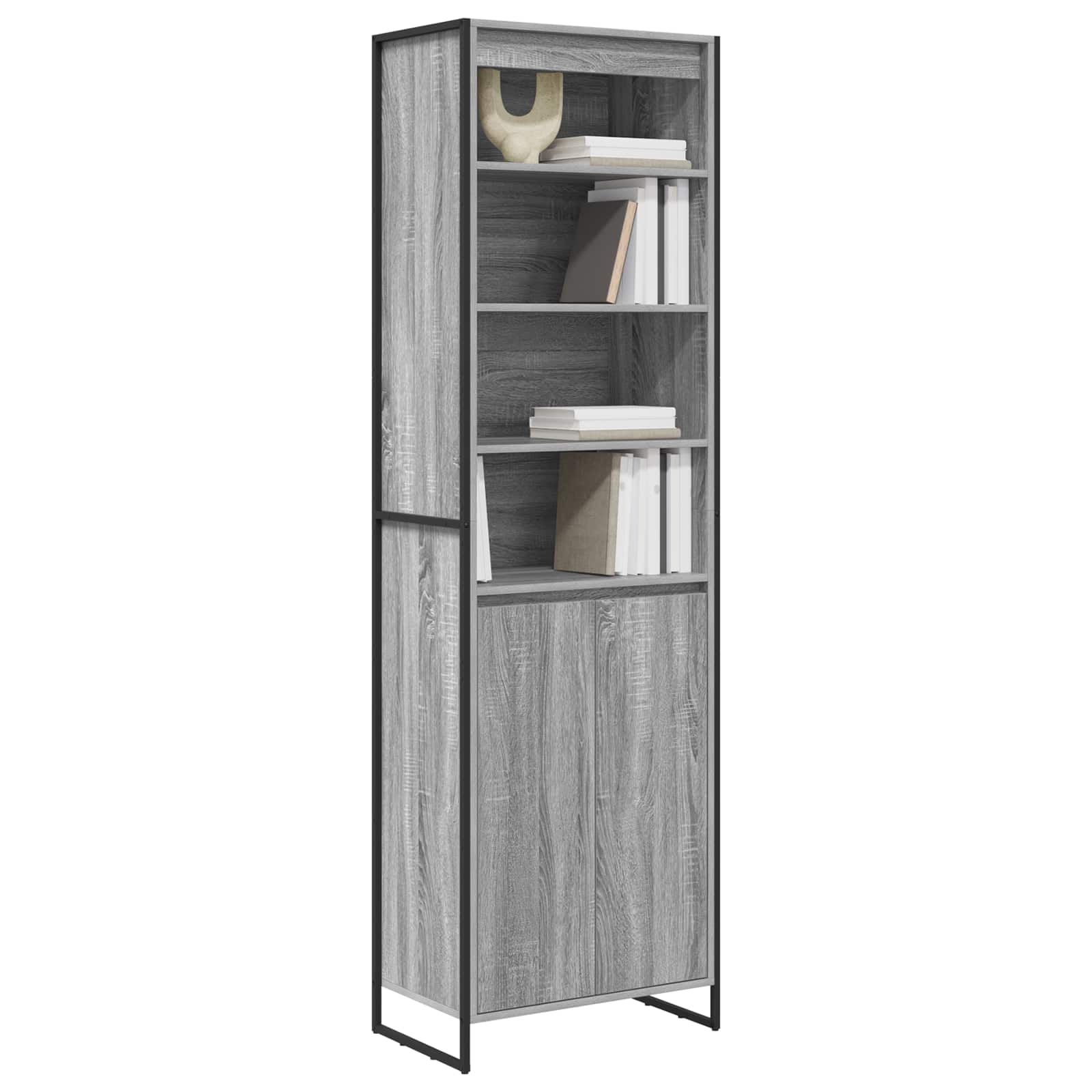 Gabinetes Altos Gris Sonoma 60 x 36 x 200 cm