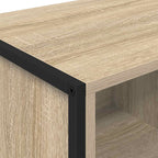 Vitrina 2 pcs Sonoma 81 x 36 x 150.5 cm Madera contrachapada