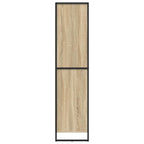 Vitrina 2 pcs Sonoma 81 x 36 x 150.5 cm Madera contrachapada