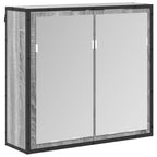 Juego de muebles de baño Gris Sonoma Madera de ingeniería