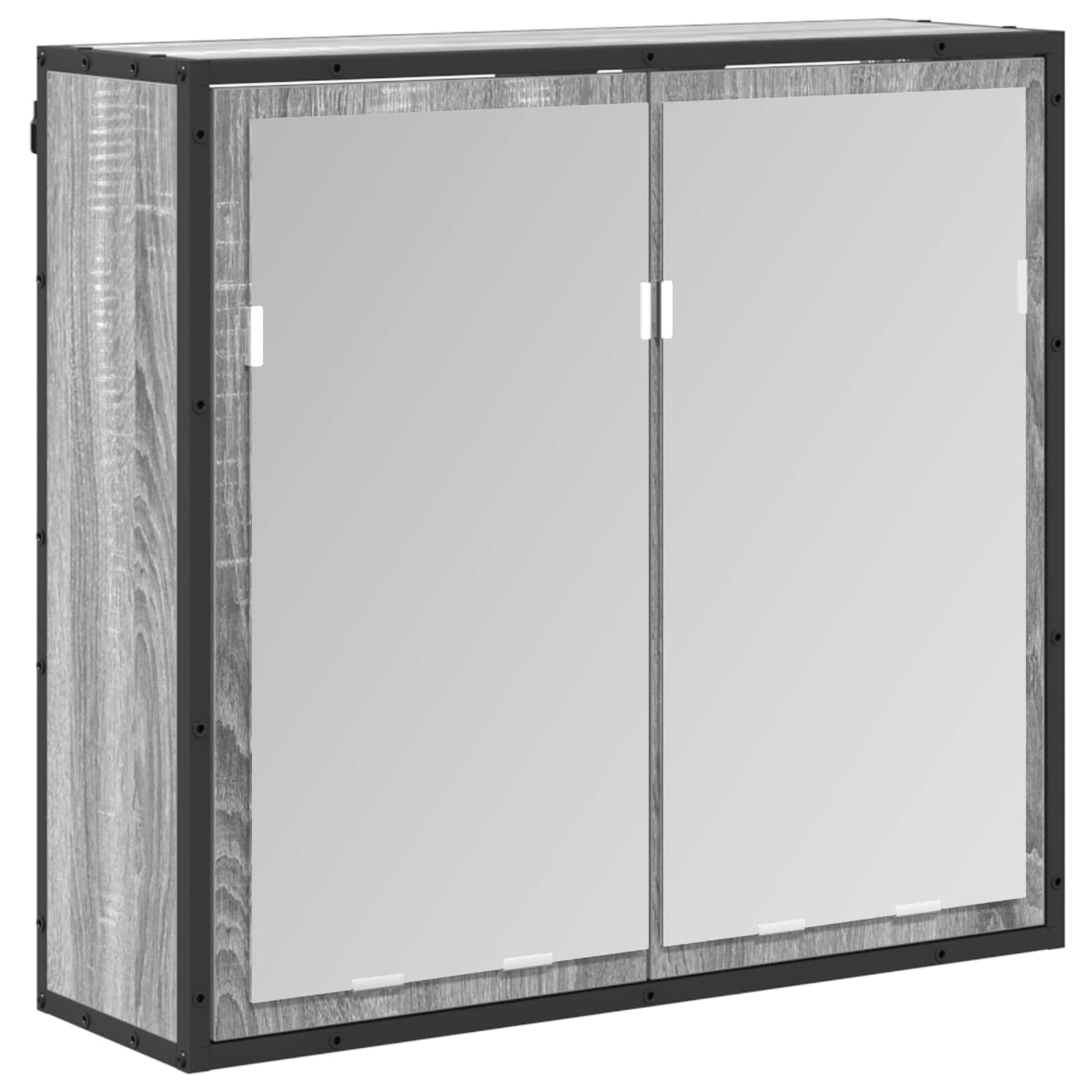 Juego de muebles de baño Gris Sonoma Madera de ingeniería