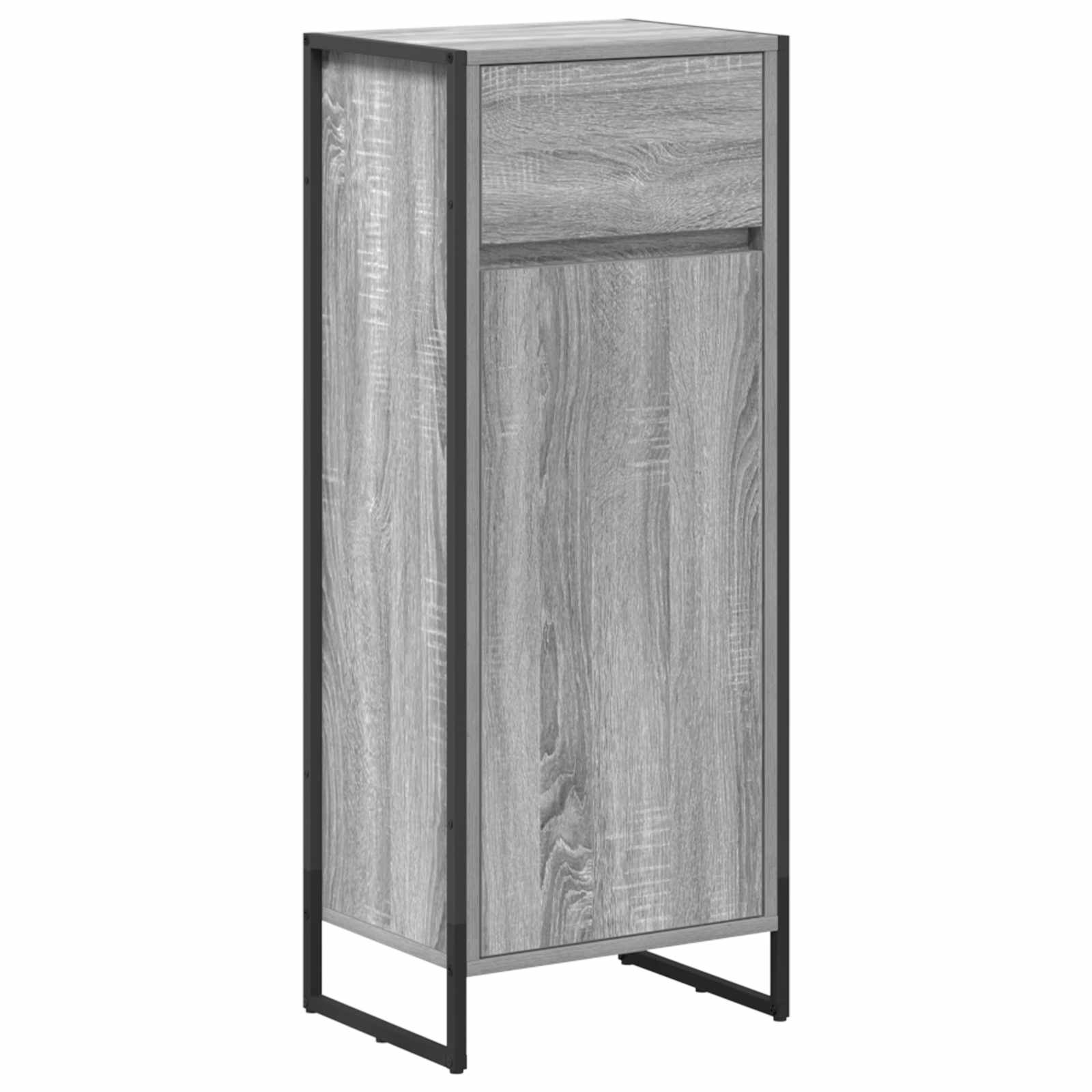 Juego de muebles de baño Gris Sonoma Madera de ingeniería