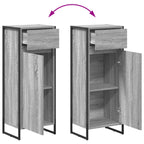 Juego de muebles de baño Gris Sonoma Madera de ingeniería