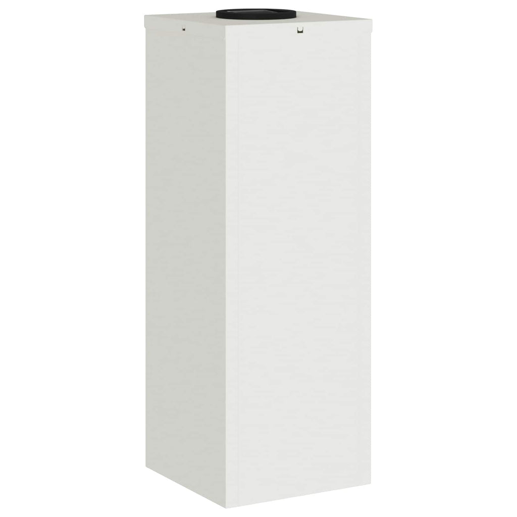 Luz de Sendero LED Solar 2 pcs Acero laminado en frío
