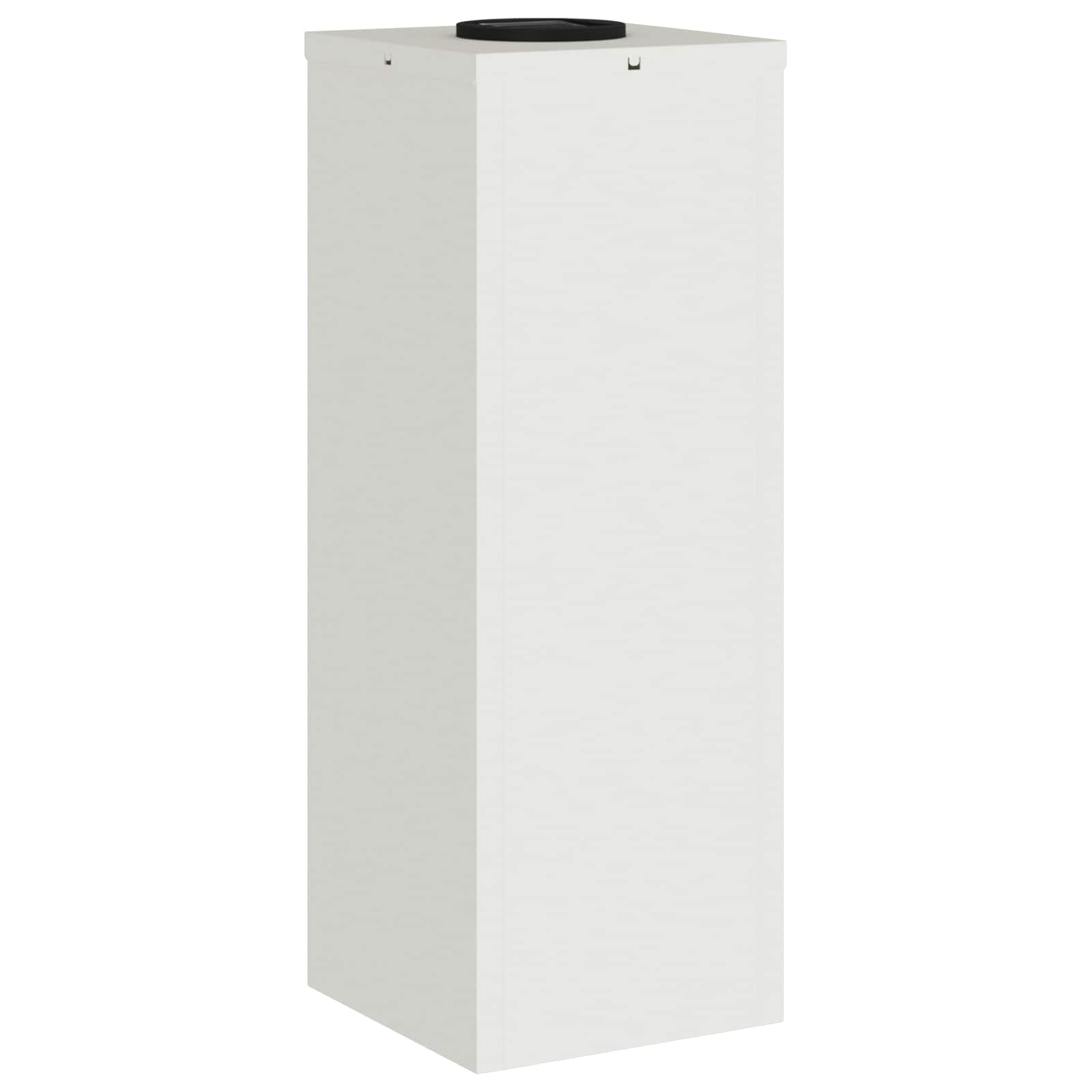 Luz de Sendero LED Solar 2 pcs Acero laminado en frío