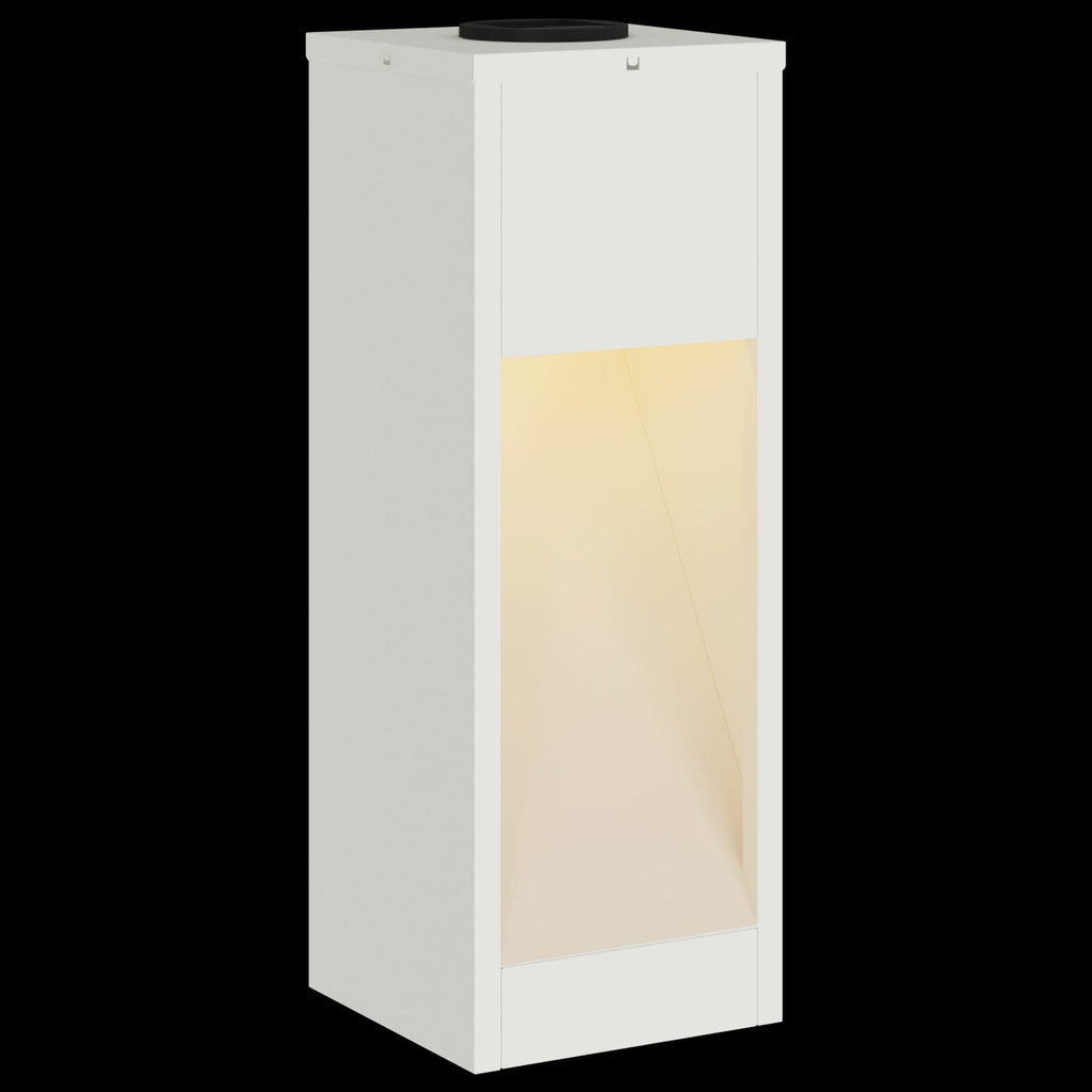 Luz de Sendero LED Solar 2 pcs Acero laminado en frío