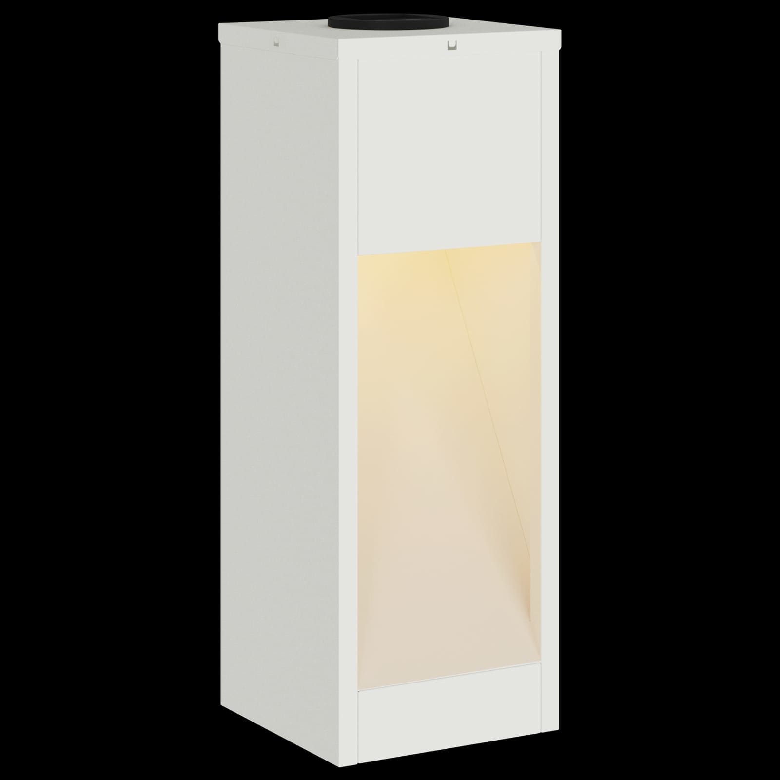 Luz de Sendero LED Solar 2 pcs Acero laminado en frío