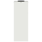 Luz de Sendero LED Solar 2 pcs Acero laminado en frío