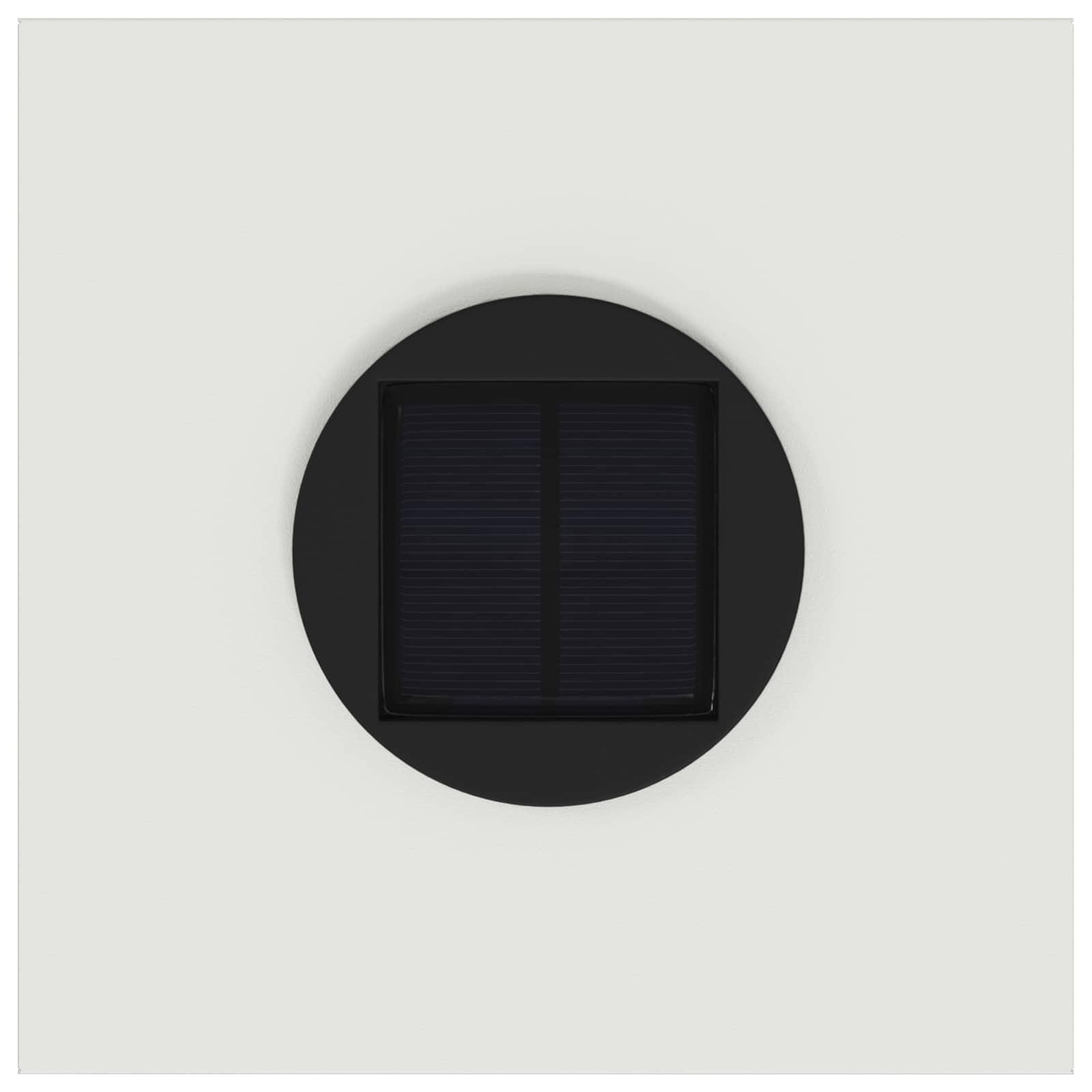 Luz de Sendero LED Solar 2 pcs Acero laminado en frío
