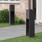 Solar LED Path Light 2 pcs Cold-rolled steel