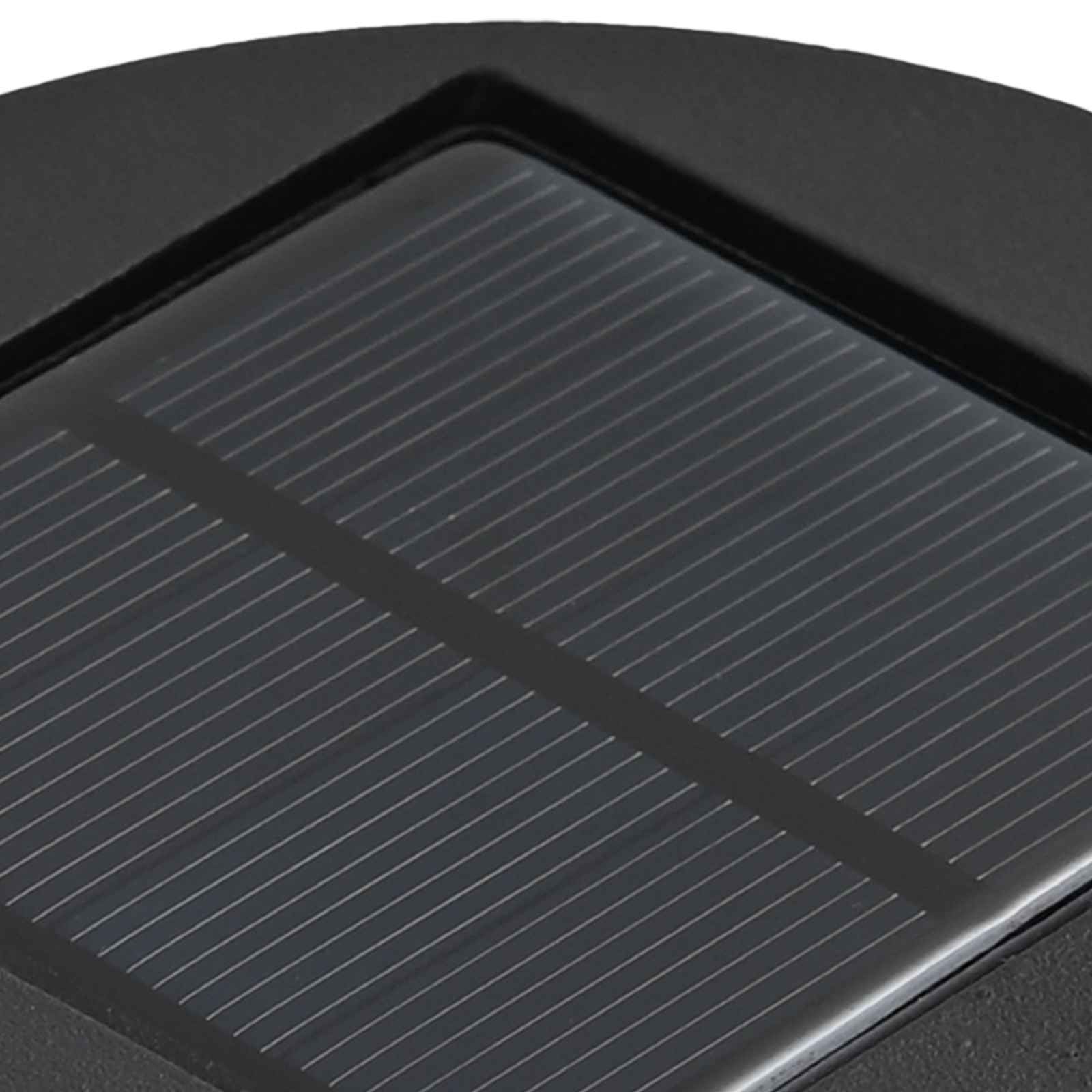 Luz de camino LED solar 2 pcs Acero laminado en frío