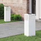 Luz de camino LED solar 2 pcs Acero laminado en frío
