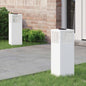 Luz de camino LED solar 2 pcs Acero laminado en frío