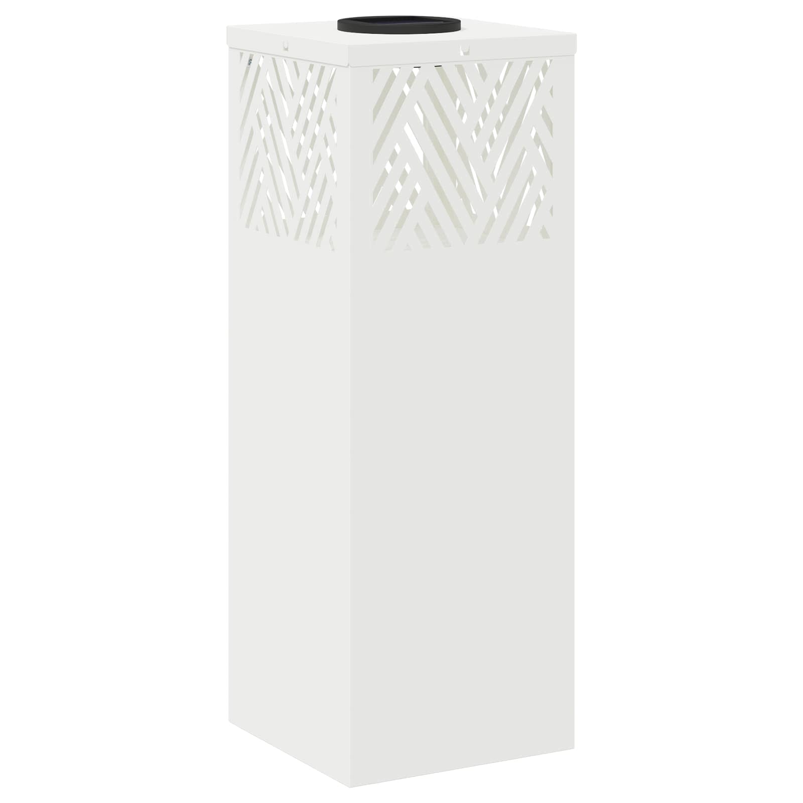 Luz de camino LED solar 2 pcs Acero laminado en frío