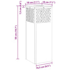 Luz de camino LED solar 2 pcs Acero laminado en frío