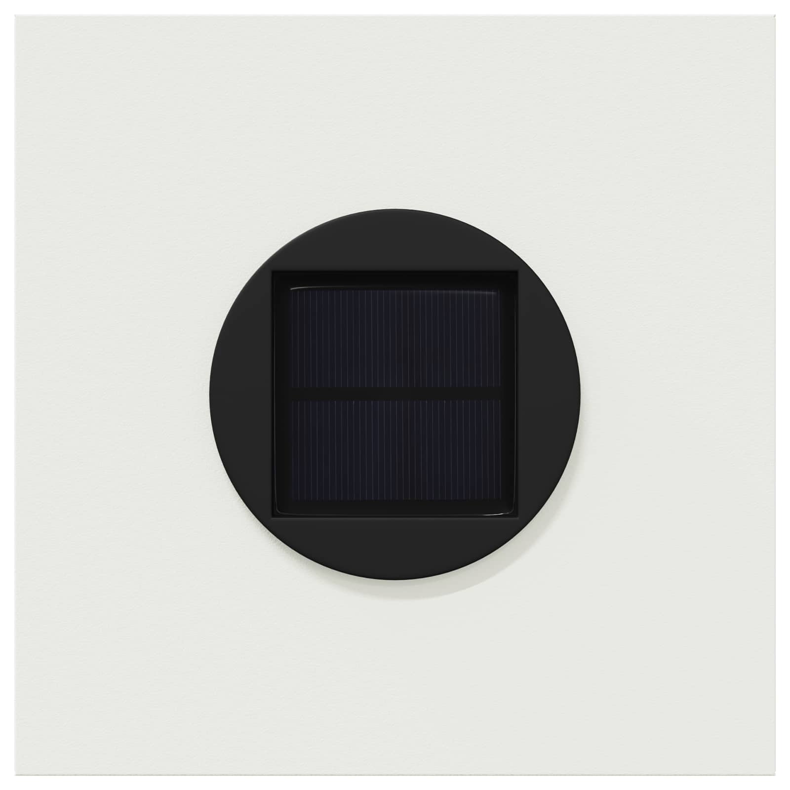 Luz de camino LED solar 2 pcs Acero laminado en frío