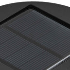 Luz de camino LED solar 2 pcs Acero laminado en frío