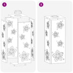 Luz de camino LED solar 2 pcs Acero laminado en frío