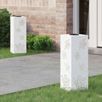 Luz de camino LED solar 2 pcs Acero laminado en frío