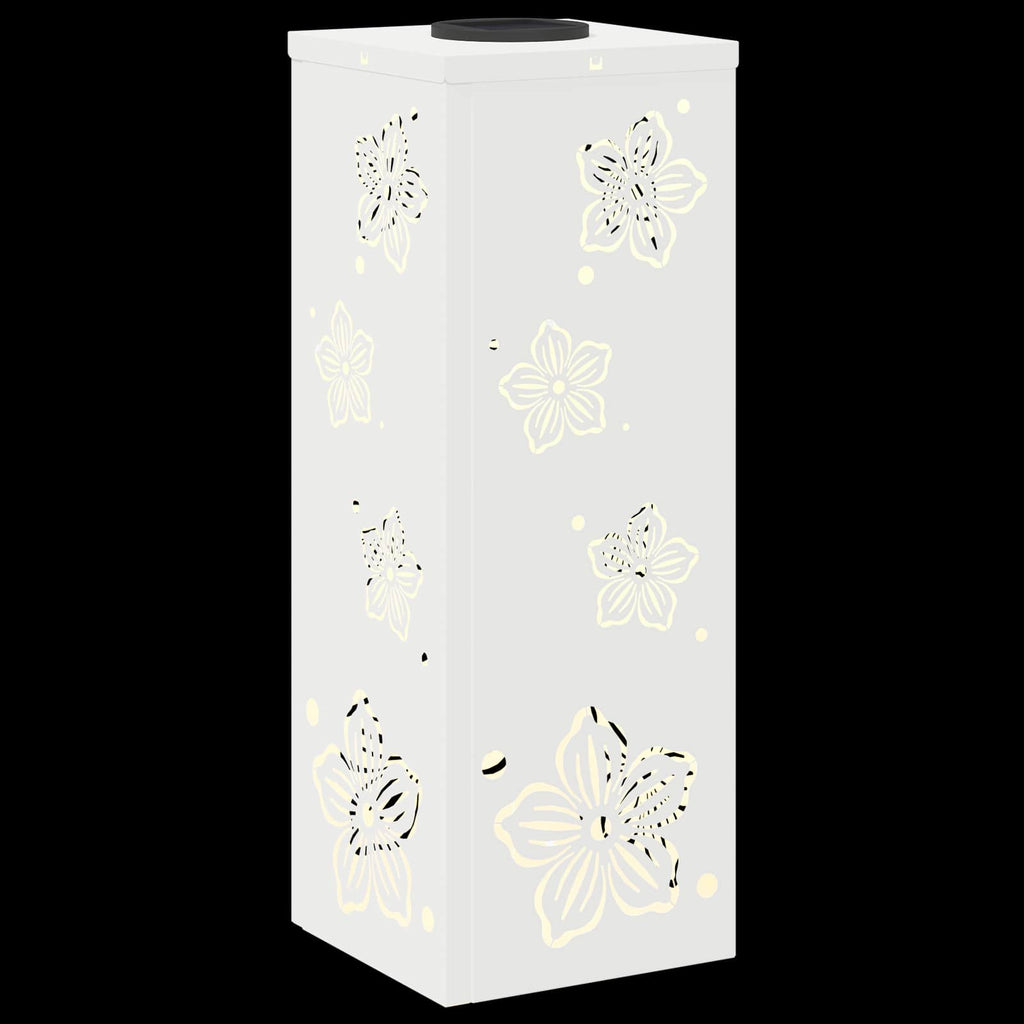 Luz de camino LED solar 2 pcs Acero laminado en frío
