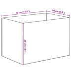 Acuario con almacenamiento Transparente 30 x 20 x 20 cm Cristal