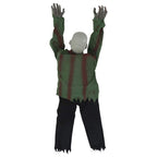 Zombie rastreador de Halloween Verde 112 x 25.5 x 21.5 cm
