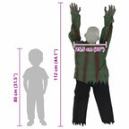 Zombie rastreador de Halloween Verde 112 x 25.5 x 21.5 cm