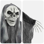 Fantasma Colgante de Halloween 3 pcs Negro 66 x 110 cm