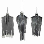 Fantasma Colgante de Halloween 3 pcs Negro 66 x 110 cm