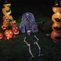 Halloween skeleton with ground spikes 45.5 x 13 cm