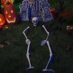Esqueleto de Halloween con puntas de tierra 45,5 x 13 cm