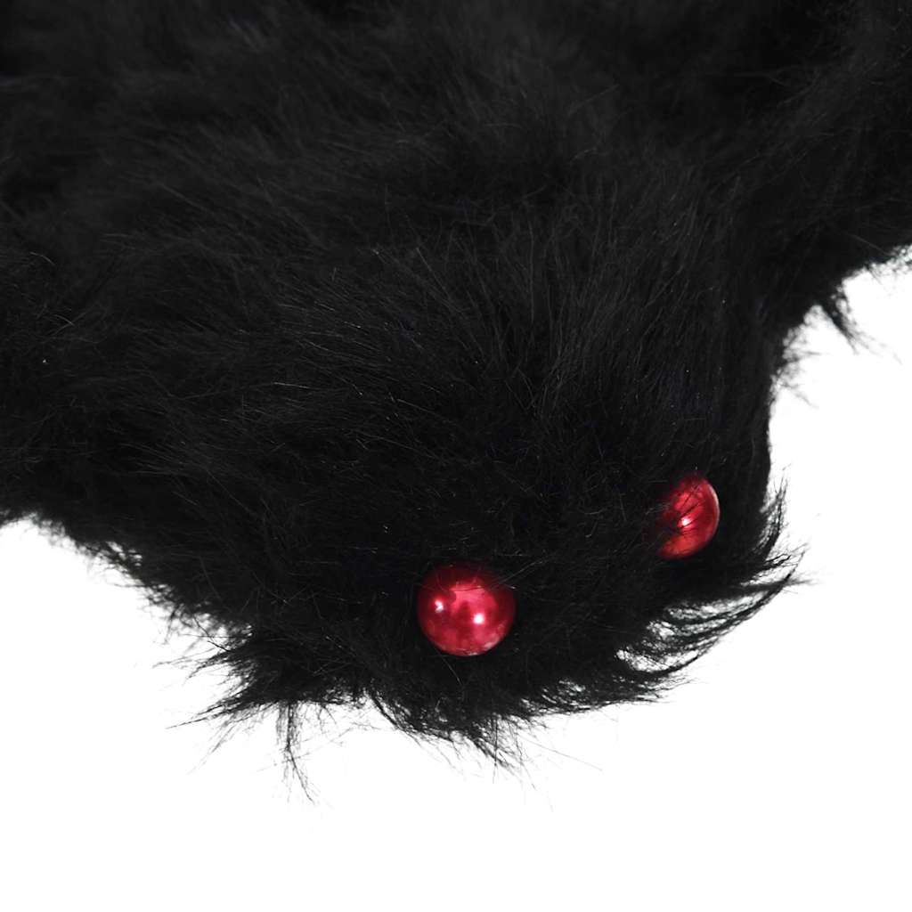 Decoración de Araña de Halloween 3 pcs Negro 150 cm