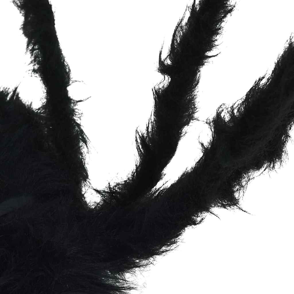Decoración de Araña de Halloween 3 pcs Negro 150 cm