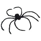 Decoración de Araña de Halloween 3 pcs Negro 150 cm