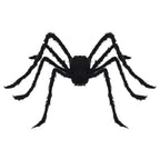Decoración de Araña de Halloween 3 pcs Negro 150 cm