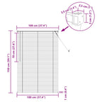 Persiana Veneciana 150 x 100 cm 25 mm PVC