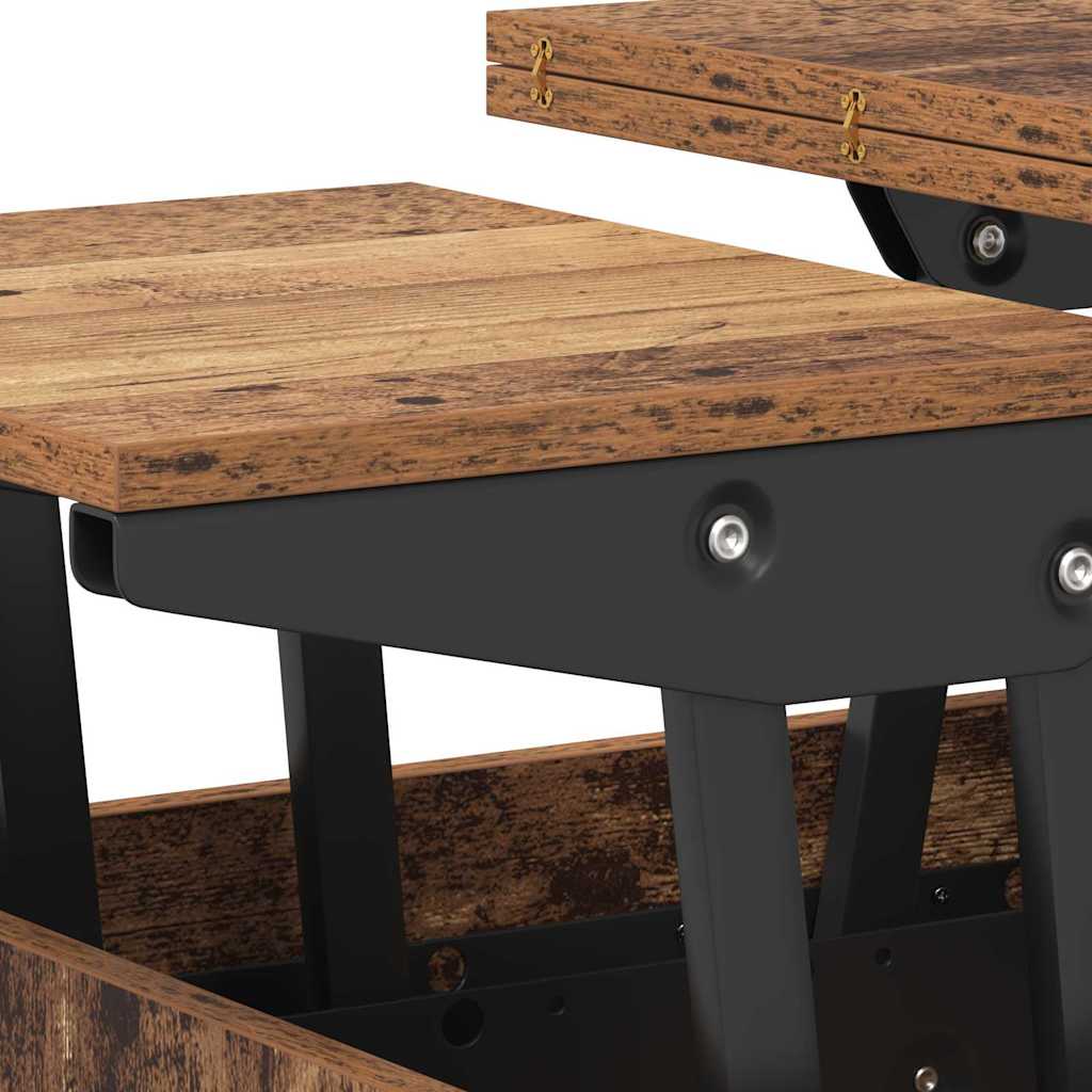 Mesa de Café Madera Vieja 55 x 54,5 x 45 cm