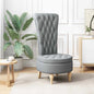 Cadeira estilo Sabot Creme 56,5 x 70 x 110 cm tecido