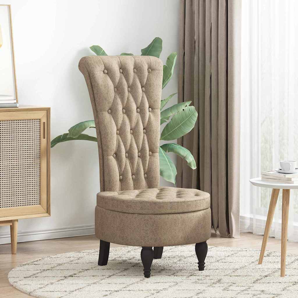 Silla de estilo zueco Gris Claro 56,5 x 70 x 110 cm