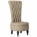 Silla de estilo zueco Gris Claro 56,5 x 70 x 110 cm