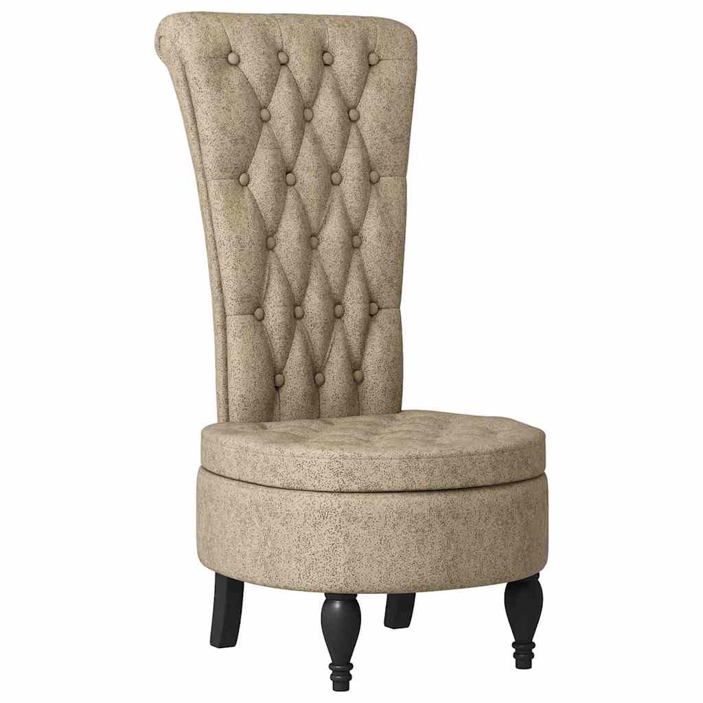 Silla de estilo zueco Gris Claro 56,5 x 70 x 110 cm