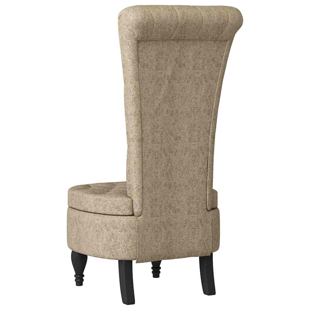 Silla de estilo zueco Gris Claro 56,5 x 70 x 110 cm