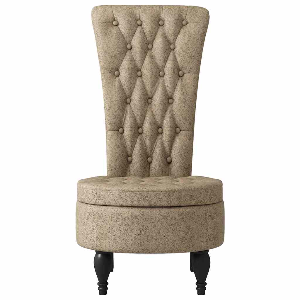 Silla de estilo zueco Gris Claro 56,5 x 70 x 110 cm