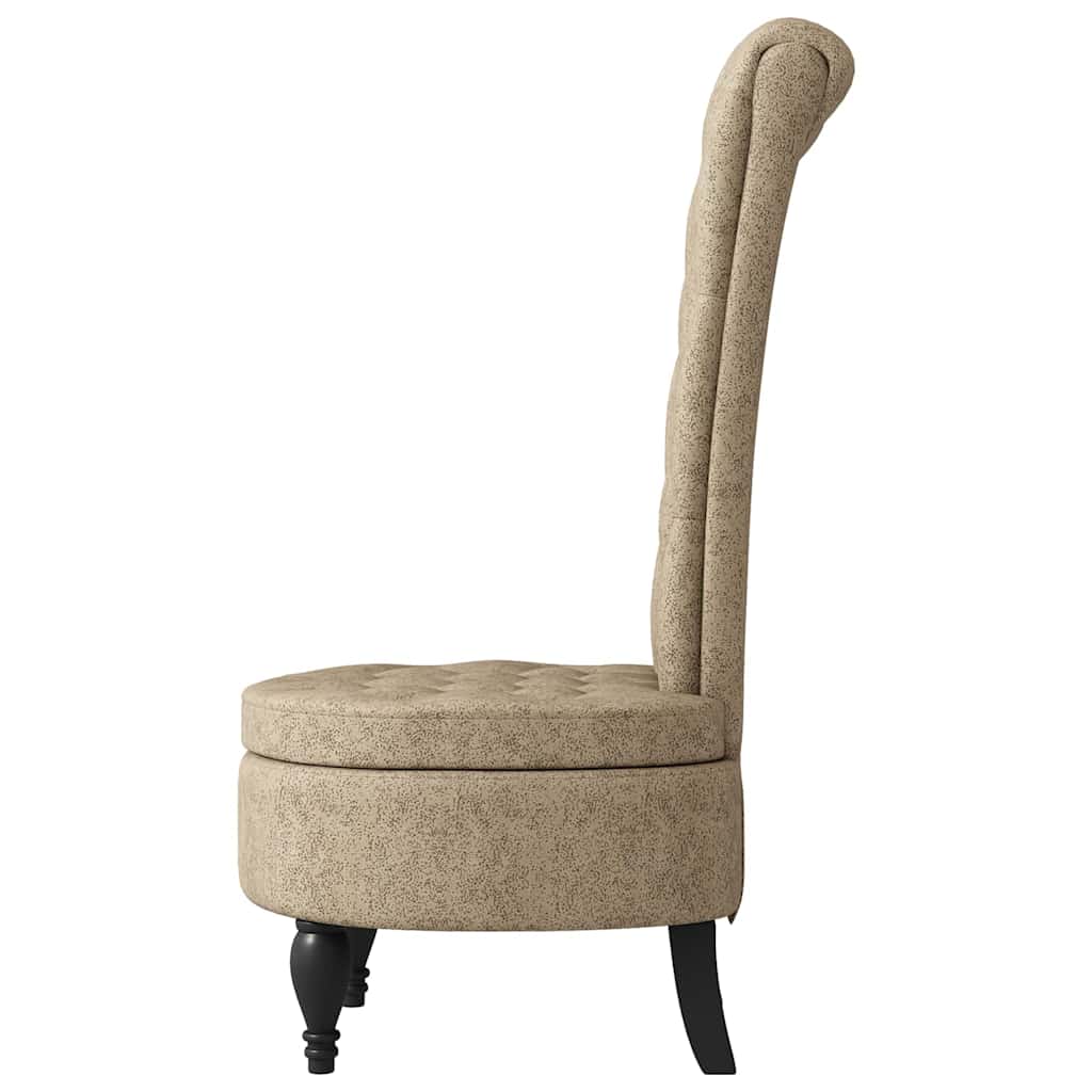 Silla de estilo zueco Gris Claro 56,5 x 70 x 110 cm