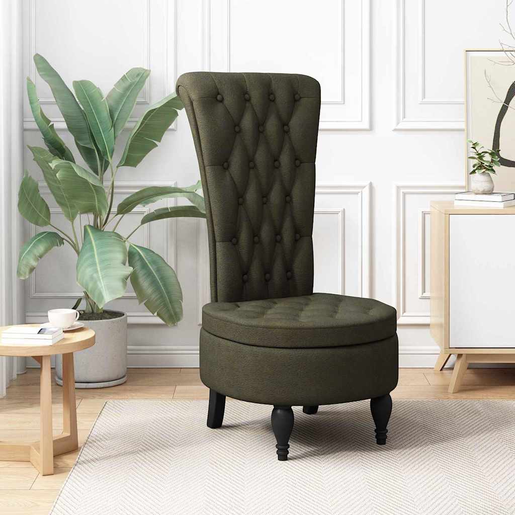 Light Grey Clog Style Chair 56.5 x 70 x 110 cm