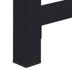 Pedestal para Lavadora 2 pcs Negro 120 x 56 x 52 cm Acero