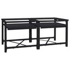 Pedestal para Lavadora 2 pcs Negro 120 x 56 x 52 cm Acero