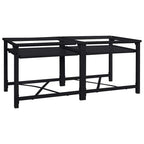 Pedestal para Lavadora 2 pcs Negro 120 x 56 x 52 cm Acero